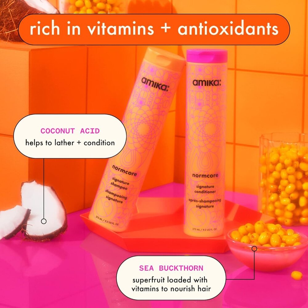 NEW Amika Normcore Shampoo & Conditoner 9.2 OZ set